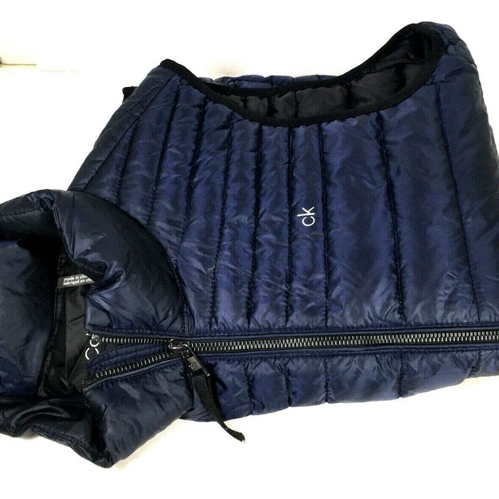 Calvin Klein Blue Packable Down Lightweight Vest - image 7